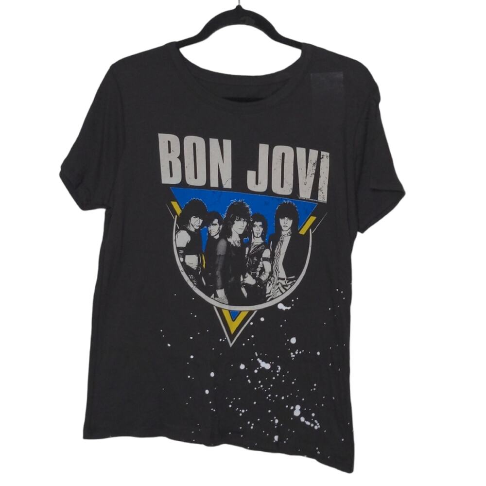 Chaser Bon Jovi Splatter Tee - Size M - NWT